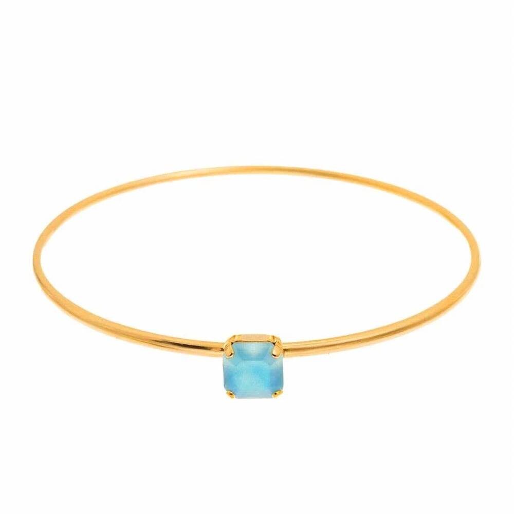 NEW TOVA women's ada bangle in aquamarine frost